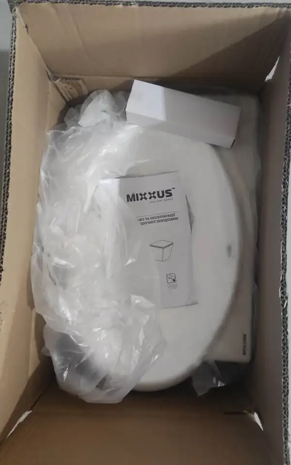Mixxus Premium DIVERSE-1201-R Раковина, біла (MP6506)