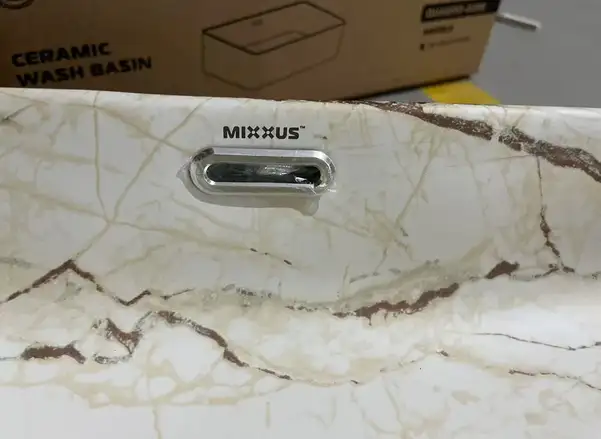 MIXXUS PREMIUM QUADRO-0208 MARBLE Раковина накладная (MP6518)