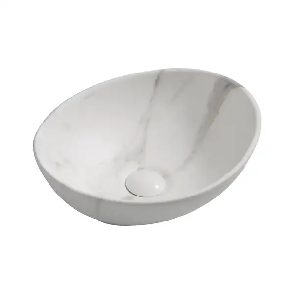MIXXUS PREMIUM ELLIPSE-0108 Раковина накладна, мармур (MP6526)