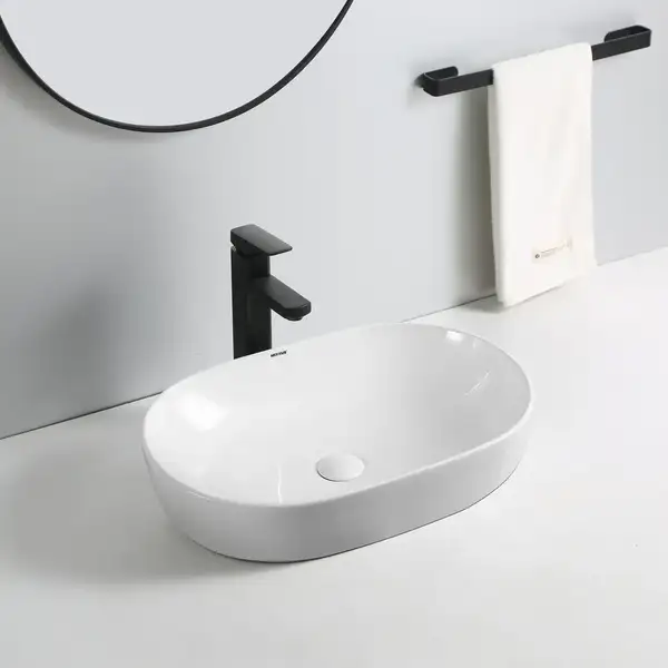 MIXXUS PREMIUM ELLIPSE-0105 Раковина накладна, біла (MP6563)