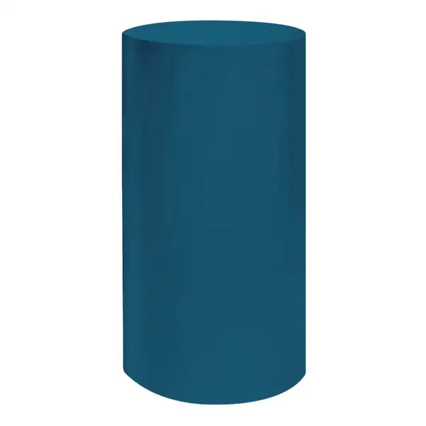 Nic-Design Умивальник окремо стоячий Nic Design Ovvio 45х85 см без переливу, зі зливом у стіну, Denim глянець (001455076)