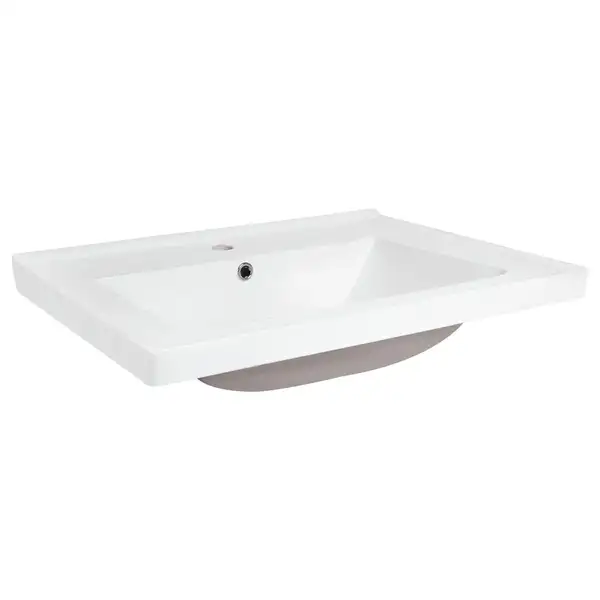 Раковина Qtap Albatross 5C 600х480х210 White с донным клапаном QT01115060CW
