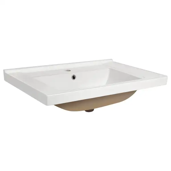 Раковина Qtap Albatross Q 700х480х230 White с донным клапаном QT01115070QW