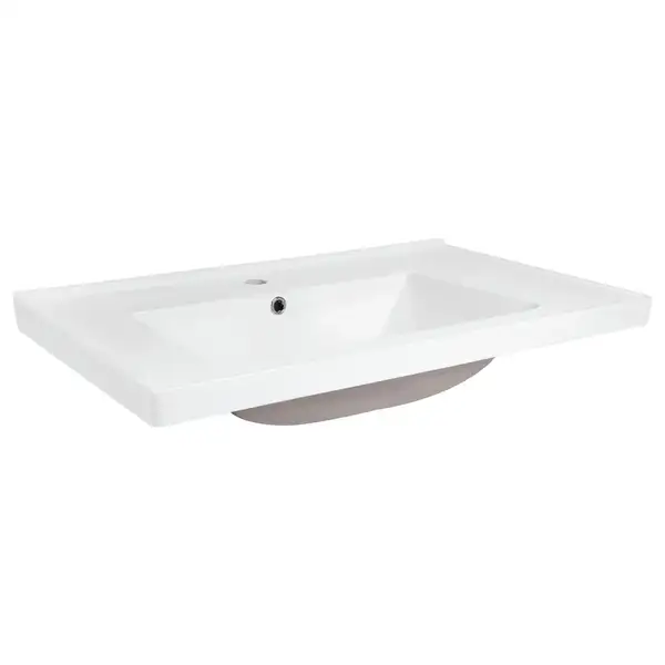 Раковина Qtap Albatross 5C 800х480х210 White с донным клапаном QT01115080CW