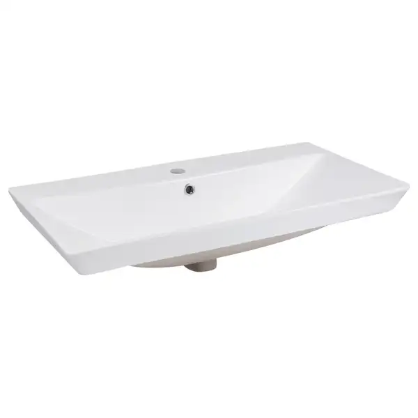Раковина Qtap Albatross D 800х500х210 White с донным клапаном QT01115080DW