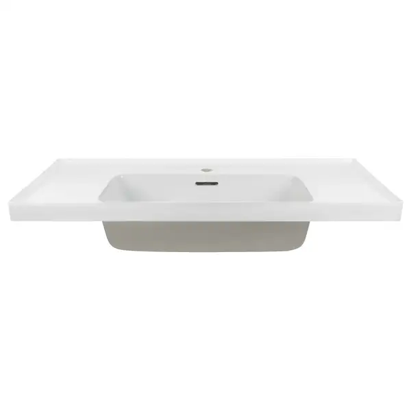 Раковина Qtap Albatross A 1000х500х230 White с донным клапаном QT01115100AW