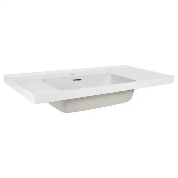 Раковина Qtap Albatross A 1000х500х230 White с донным клапаном QT01115100AW