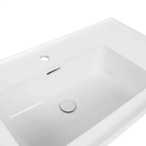 Раковина Qtap Albatross A 1000х500х230 White с донным клапаном QT01115100AW