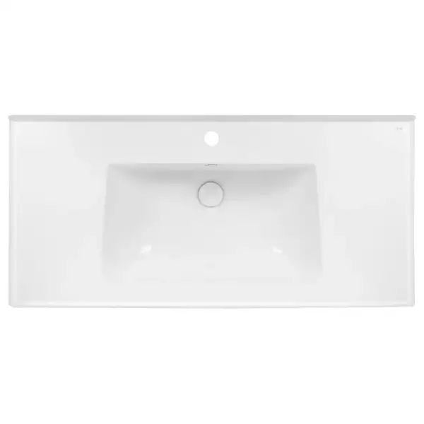 Раковина Qtap Albatross 5C 1000х480х210 White с донным клапаном QT01115100CW