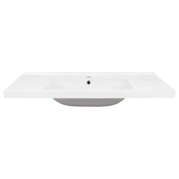 Раковина Qtap Albatross 5C 1000х480х210 White с донным клапаном QT01115100CW