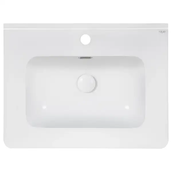 Раковина Qtap Albatross 9H 600х460х180 White с донным клапаном QT01119060HW