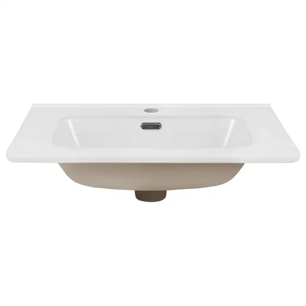 Раковина Qtap Albatross 9H 600х460х180 White с донным клапаном QT01119060HW