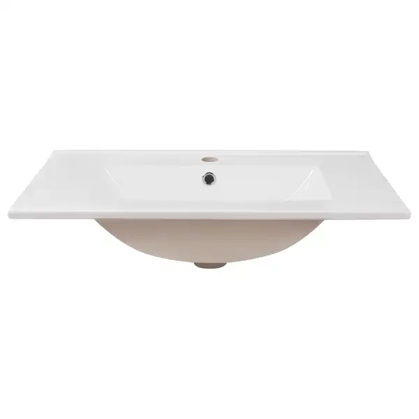 Раковина Qtap Albatross E 700х460х180 White с донным клапаном QT01119070EW
