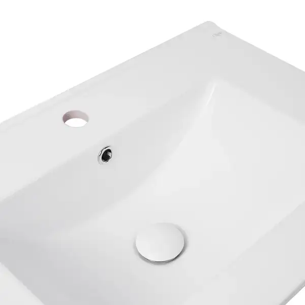 Раковина Qtap Albatross E 700х460х180 White с донным клапаном QT01119070EW