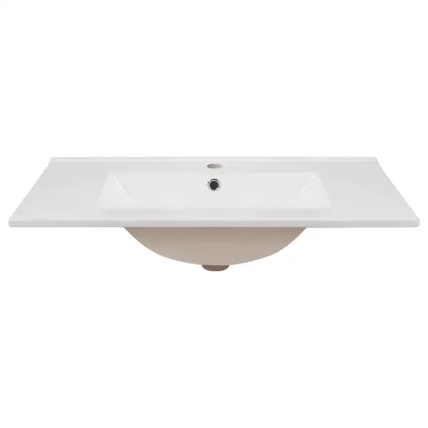 Раковина Qtap Albatross E 800х460х180 White с донным клапаном QT01119080EW