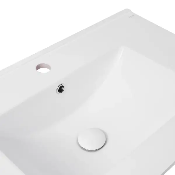 Раковина Qtap Albatross E 800х460х180 White с донным клапаном QT01119080EW