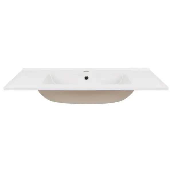 Раковина Qtap Albatross E49 900х490х200 White с донным клапаном QT01119090E49W