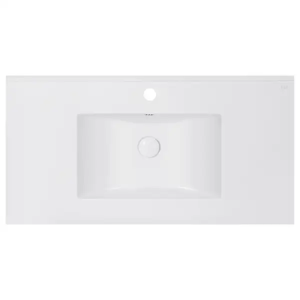 Раковина Qtap Albatross E 900х460х180 White с донным клапаном QT01119090EW