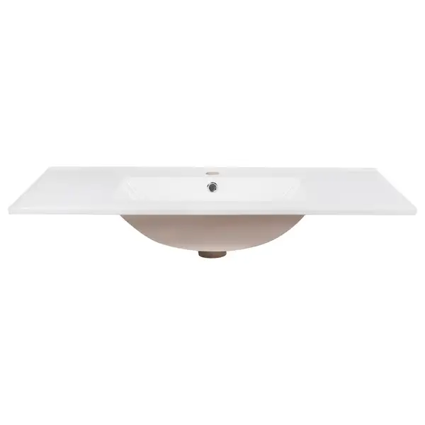 Раковина Qtap Albatross E 900х460х180 White с донным клапаном QT01119090EW