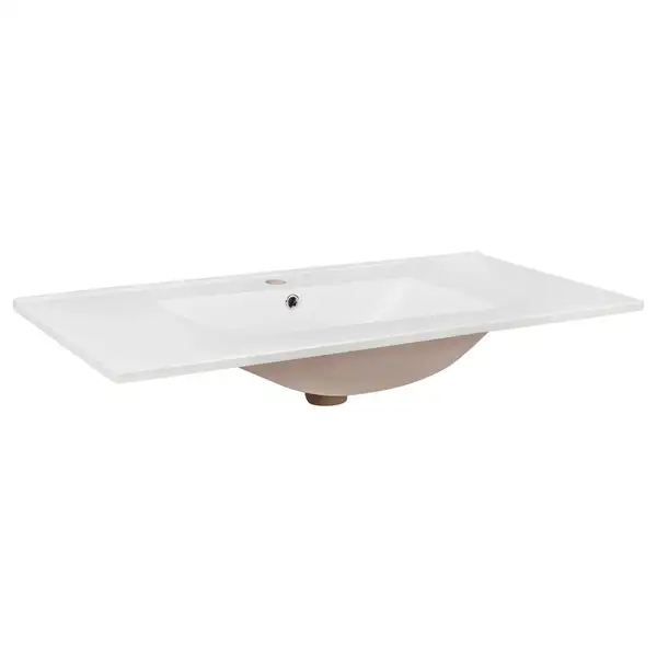 Раковина Qtap Albatross E 1000х460х180 White с донным клапаном QT01119100EW