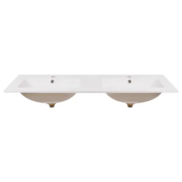 Раковина Qtap Albatross ED 1200х460х180 White с донным клапаном QT01119120EDW