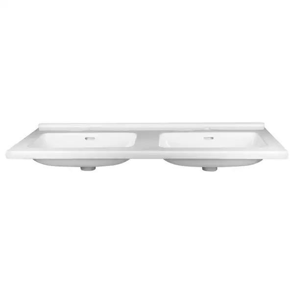 Раковина Qtap Albatross 1210х467х195 White с донным клапаном QT0111FL8167GW