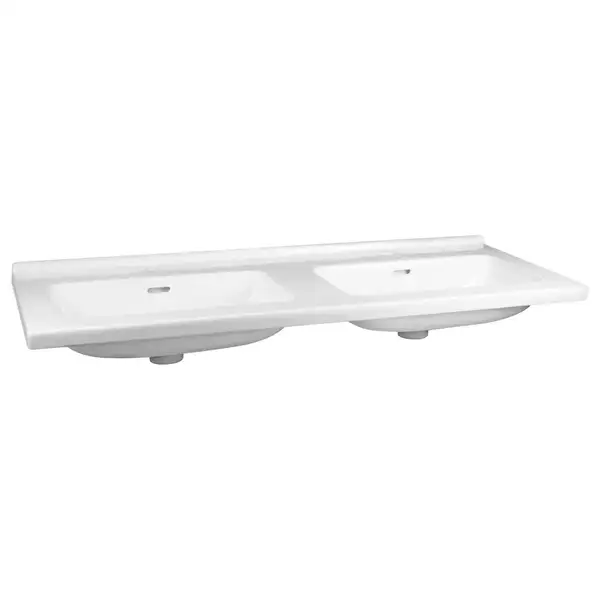 Раковина Qtap Albatross 1210х467х195 White с донным клапаном QT0111FL8167GW