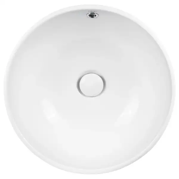 Раковина-чаша Qtap Amazon 430х430х160 White с донным клапаном QT02117043NW