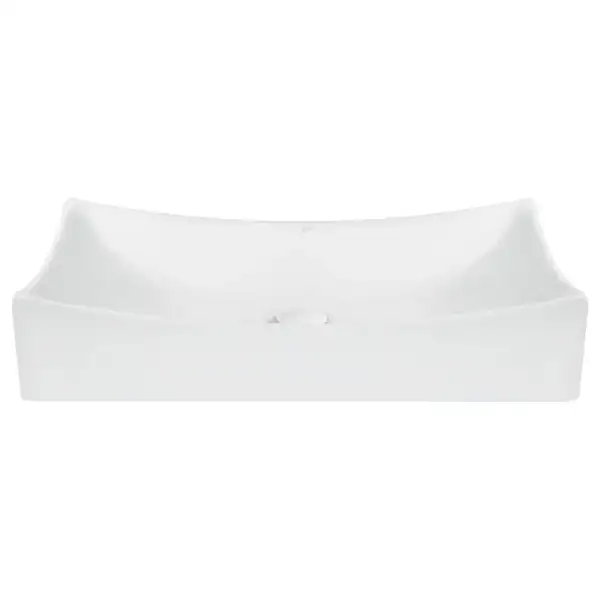 Раковина-чаша Qtap Crow 655х380х140 White с донным клапаном QT05117065HW