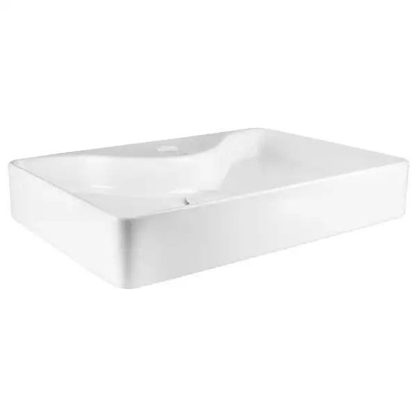 Раковина-чаша Qtap Crow 515х370х120 White с донным клапаном QT0511A064W