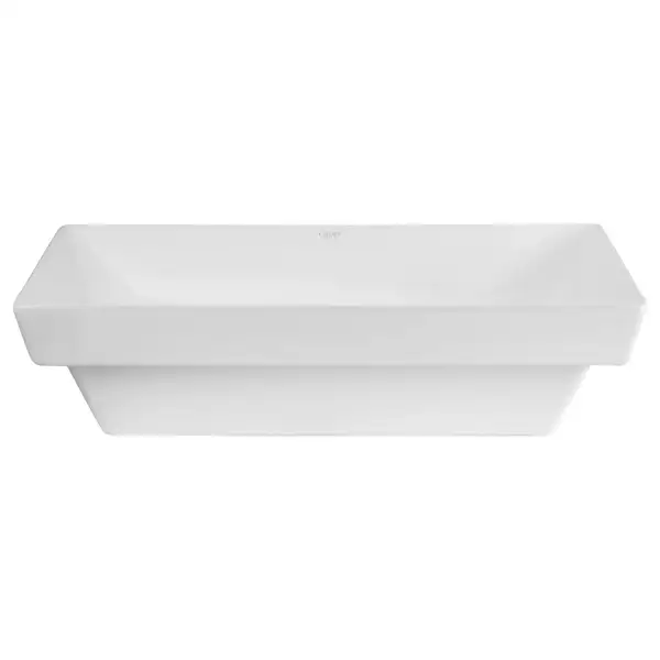 Раковина Qtap Crow 558х372х145 White с донным клапаном QT0511L739W