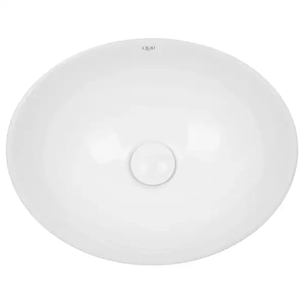 Раковина-чаша Qtap Dove 410x335x145 White с донным клапаном QT06113078W