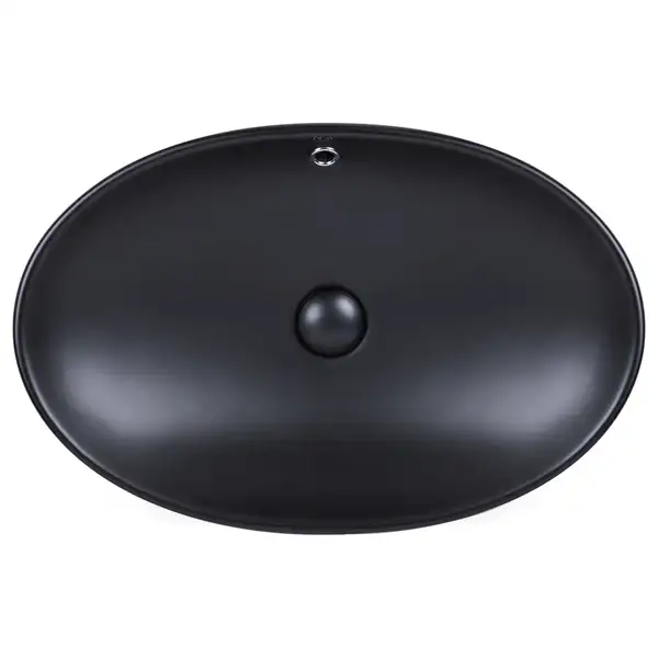 Раковина Qtap Dove 625х415х150 Matt black QT063077MBMB