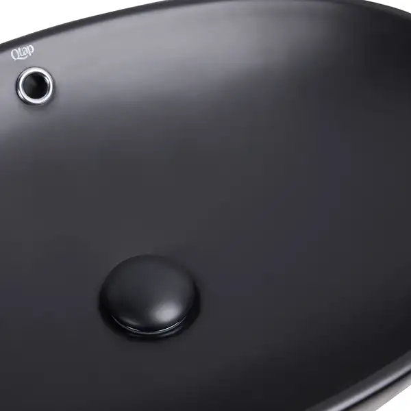 Раковина Qtap Dove 625х415х150 Matt black QT063077MBMB