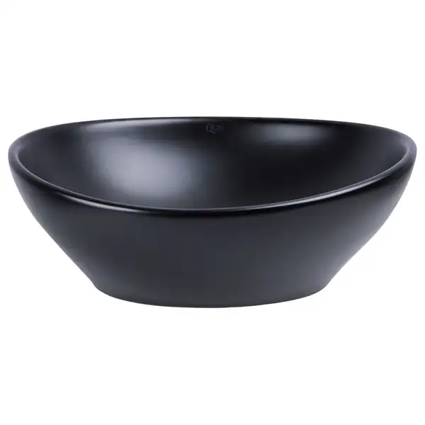 Раковина Qtap Dove 410х335х145 Matt black QT063078MBMB