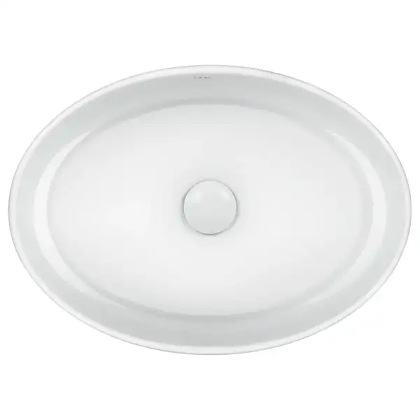 Раковина-чаша Qtap Kolibri 500x360x140 White с донным клапаном QT10113054W