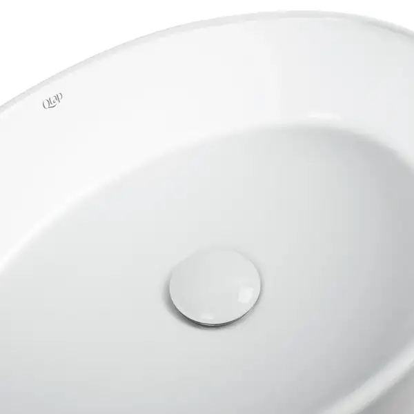 Раковина-чаша Qtap Kolibri 500x360x140 White с донным клапаном QT10113054W