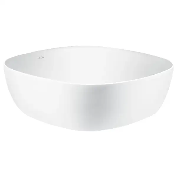Раковина-чаша Qtap Kolibri 370х370х120 White с донным клапаном QT10118037FW