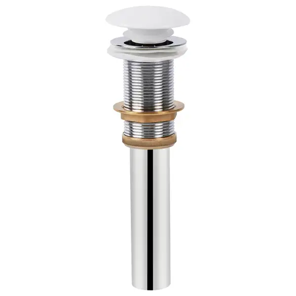 Раковина-чаша Qtap Kolibri 370х370х120 White с донным клапаном QT10118037FW