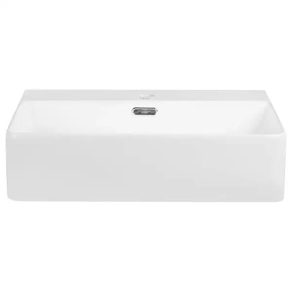 Раковина Qtap Nando LT 500х420х120 White с донным клапаном QT12112173SW