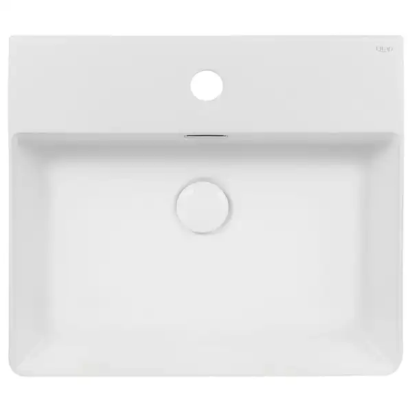 Раковина Qtap Nando C 500х420х125 White с донным клапаном QT12117050CW