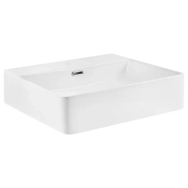 Раковина Qtap Nando C 500х420х125 White с донным клапаном QT12117050CW