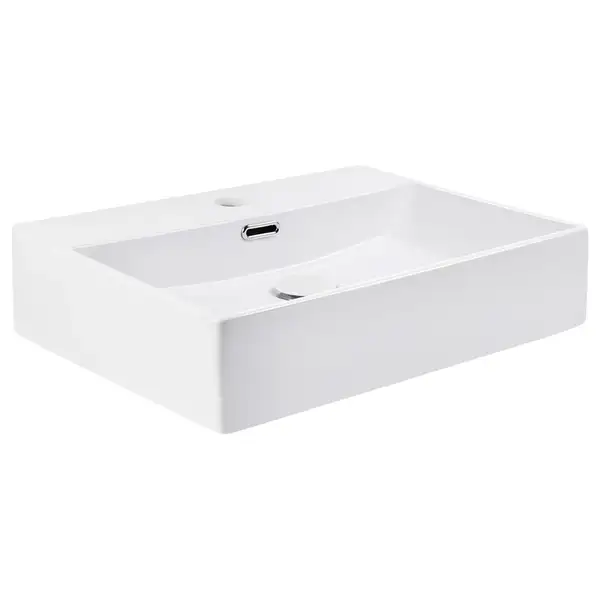 Раковина Qtap Nando K 500х355х125 White с донным клапаном QT12117050KW