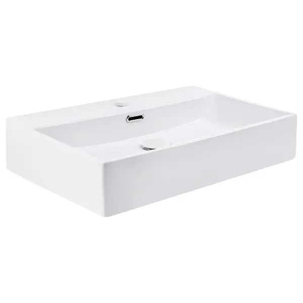 Раковина Qtap Nando K 600х355х125 White с донным клапаном QT12117060KW