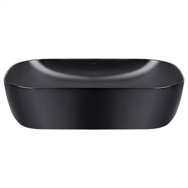 Раковина Qtap Robin 610х400х145 Matt black QT132143PMBMB