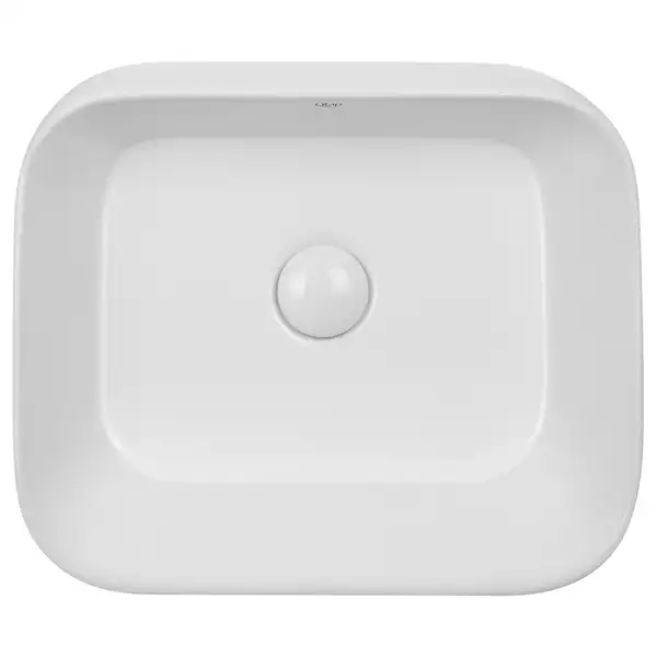 Раковина-чаша Qtap Scorpio 450х390х120 White с донным клапаном QT14112242W