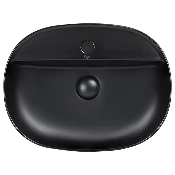 Раковина Qtap Scorpio 505х385х120 Matt black QT142202MBMB