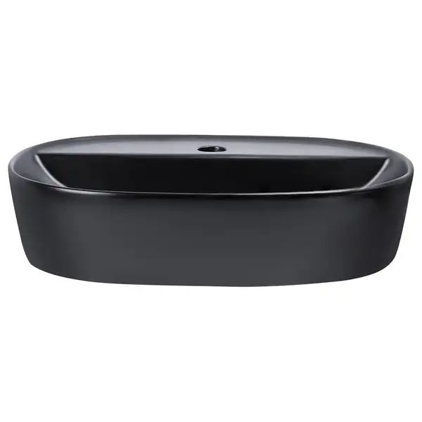 Раковина Qtap Scorpio 505х385х120 Matt black QT142202MBMB