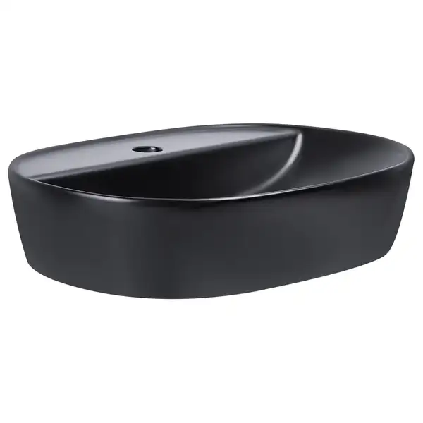 Раковина Qtap Scorpio 505х385х120 Matt black QT142202MBMB