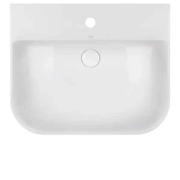 Раковина Qtap Stork 565х475х180 White с донным клапаном QT1511L736W